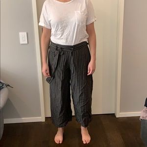 Lilith striped wide legged pants